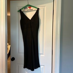 Black linen J. Crew dress. It is a size 6.